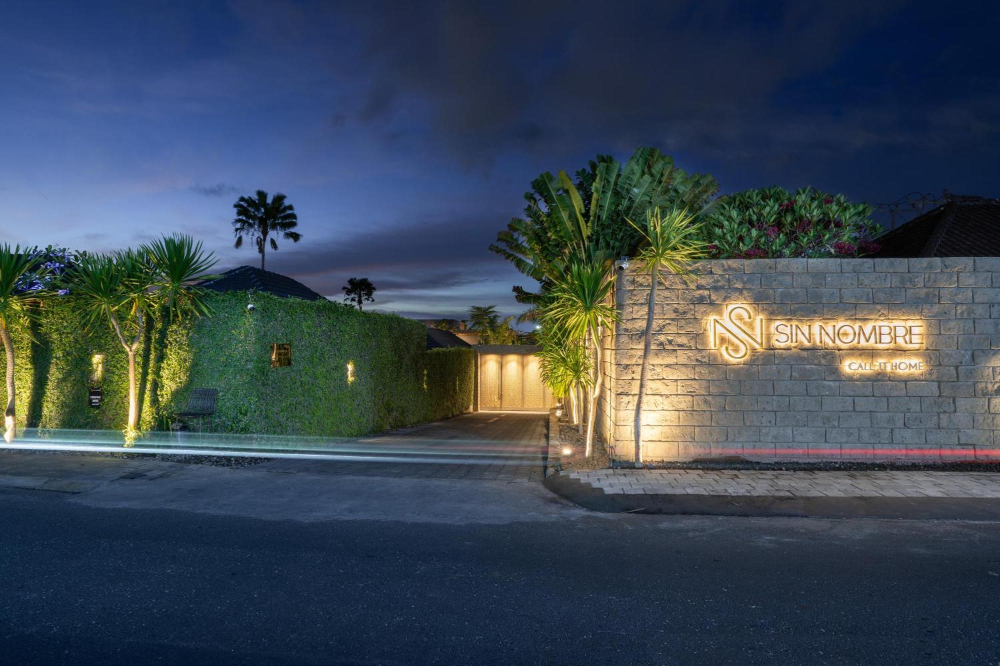 Sin Nombre Bali - Sauna, Ice Bath & Roof Terrace チャングー エクステリア 写真